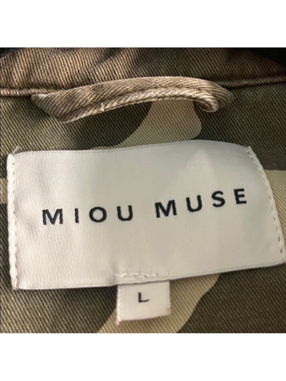 Miou Muse Camouflage Women's Jacket Size Large - Picture 4 of 8